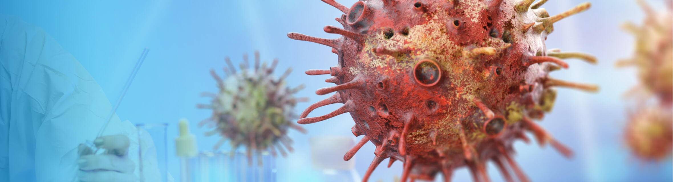 Фон с микробами